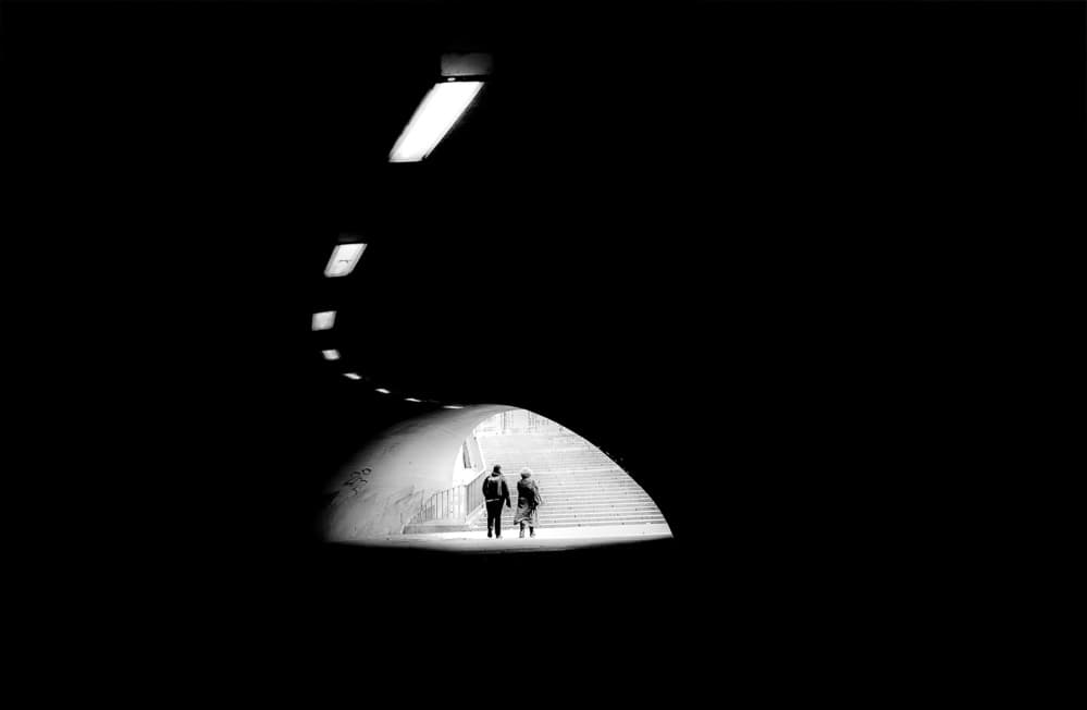 Light At Tunnel End by Fatma GÖKMEN — canvas wall art