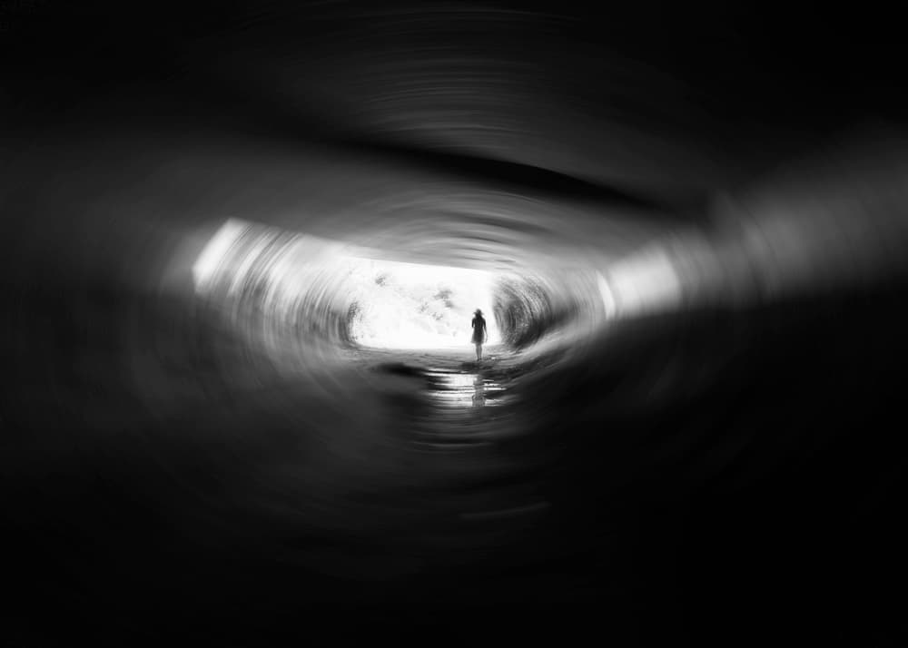 Tunnel of Hope by Leah Guo — canvas wall art