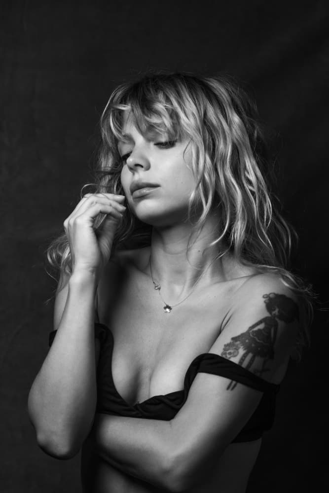 Serene Blonde Portrait by Ruth Franke — canvas wall art