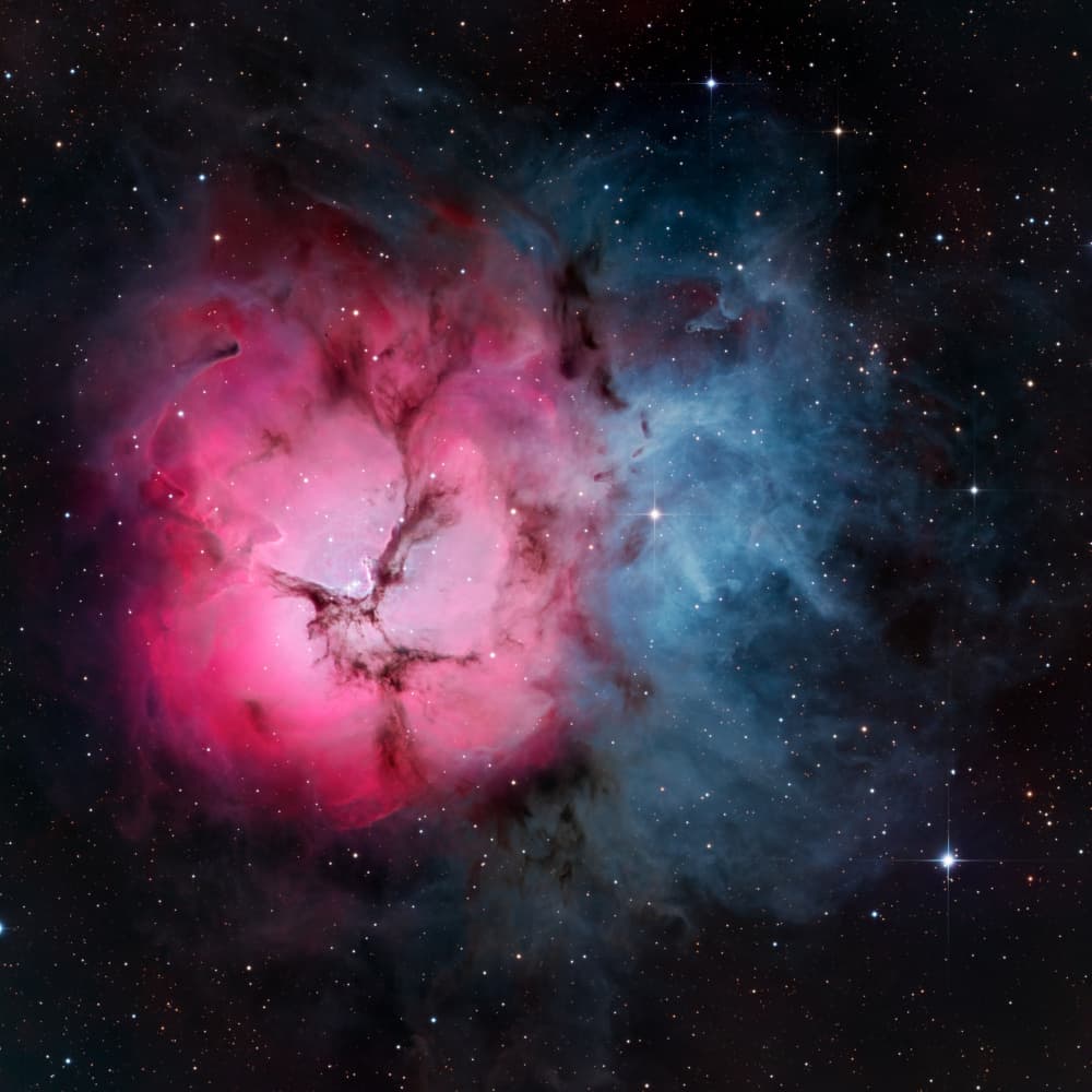 Cosmic Nebula Glow by Vikas Chander — canvas wall art