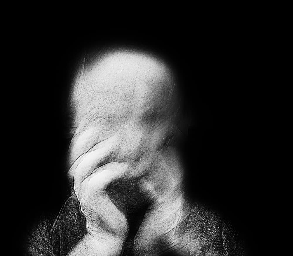 Somber Blurred Face by Ylva Sjögren — canvas wall art