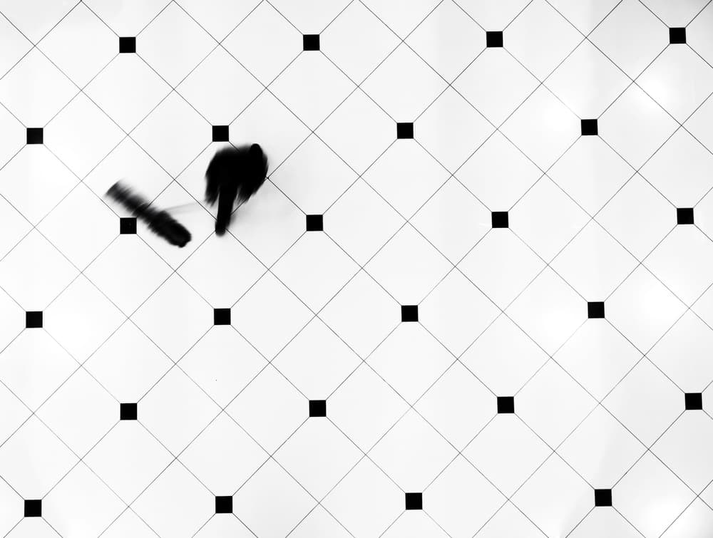 Abstract Motion Grid by Ali Ayer — canvas wall art