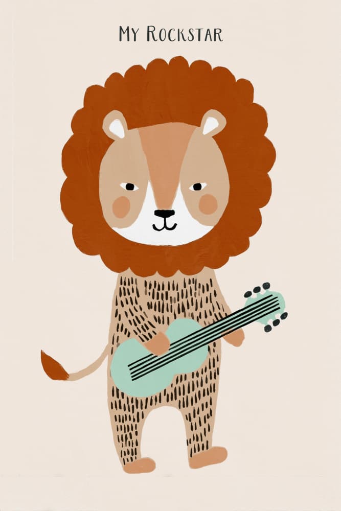 Myrockstar by Treechild — canvas wall art