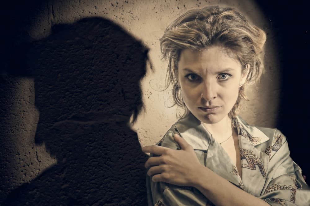 Intense Woman Shadow by Donato Bellomo — canvas wall art