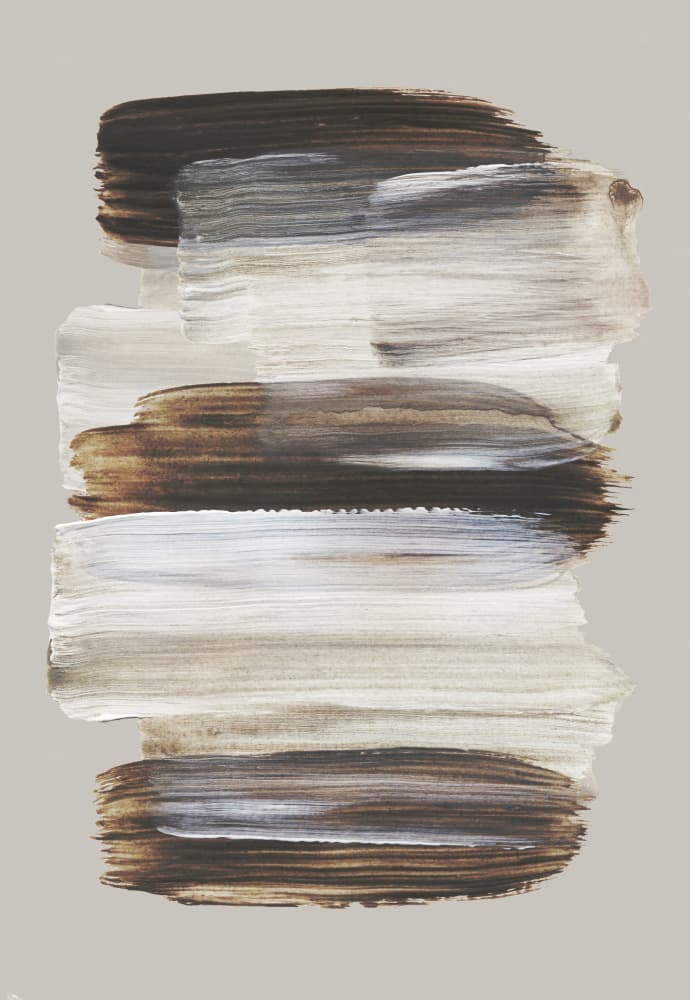 Abstract Brush Strokes 108 by Mareike Böhmer — canvas wall art