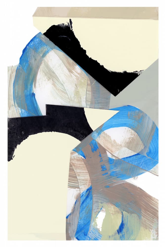 Dynamic Abstract Shapes by cartissi — canvas wall art