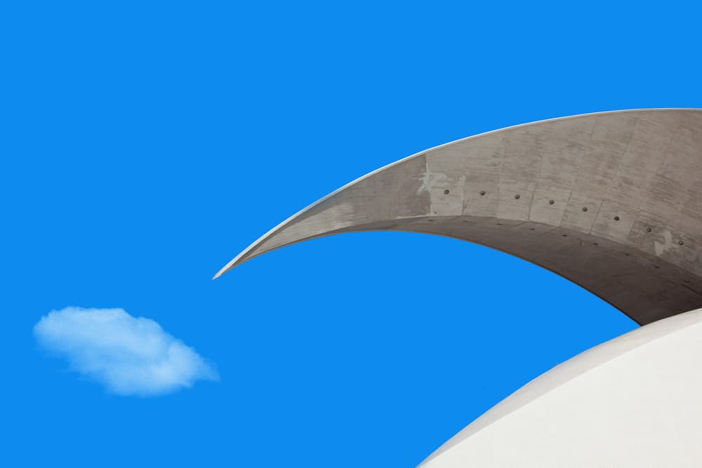 Modern Architectural Curve by Massimo Della Latta — canvas wall art