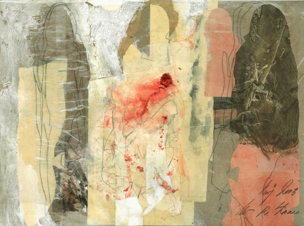 Emotional Figures Abstract by Ute Rathmann — canvas wall art