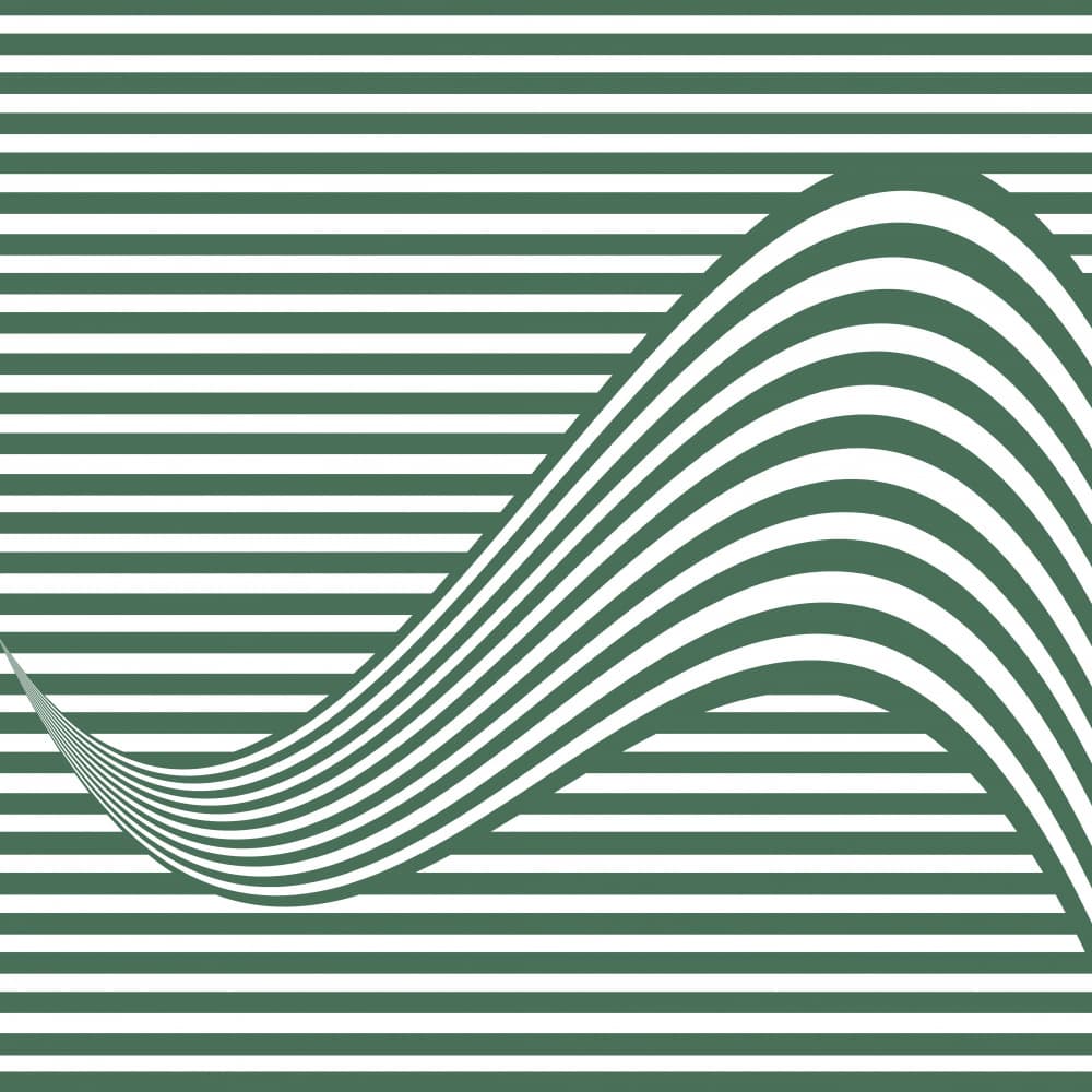 Wavy Striped Illusion by Carlos Perez Del Moro — canvas wall art