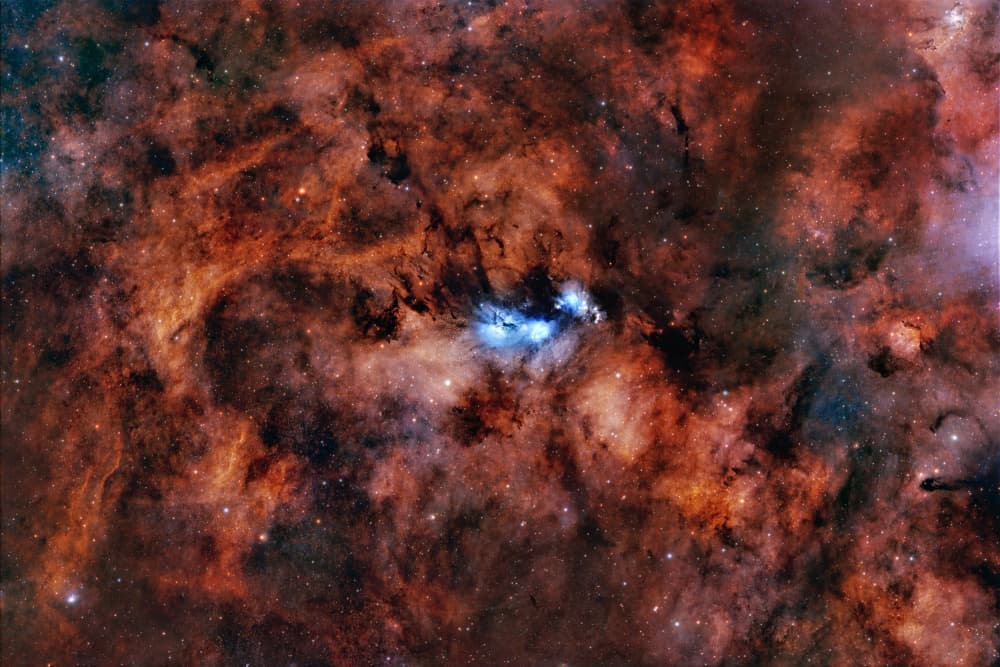 Vast Cosmic Nebula by Jose Maria D. Barba — canvas wall art