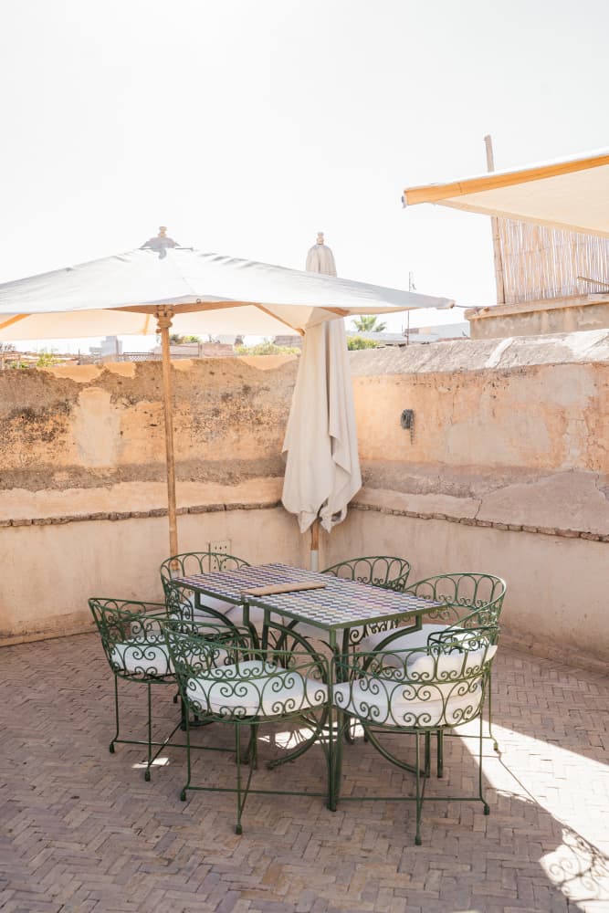 Sunny Rooftop Terrace by Henrike Schenk — canvas wall art