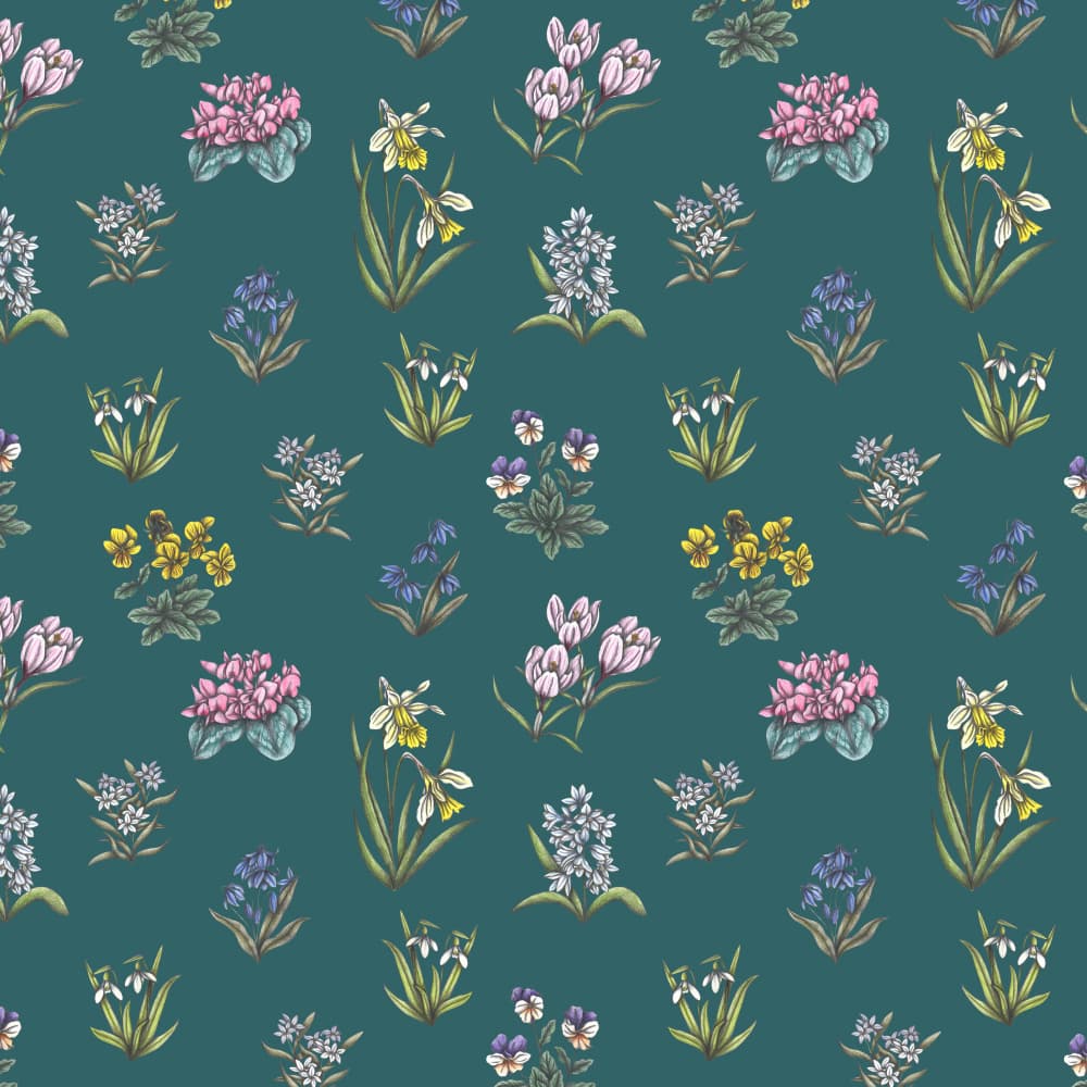 Vintage Spring Flowers by Cecilia Battaini — canvas wall art