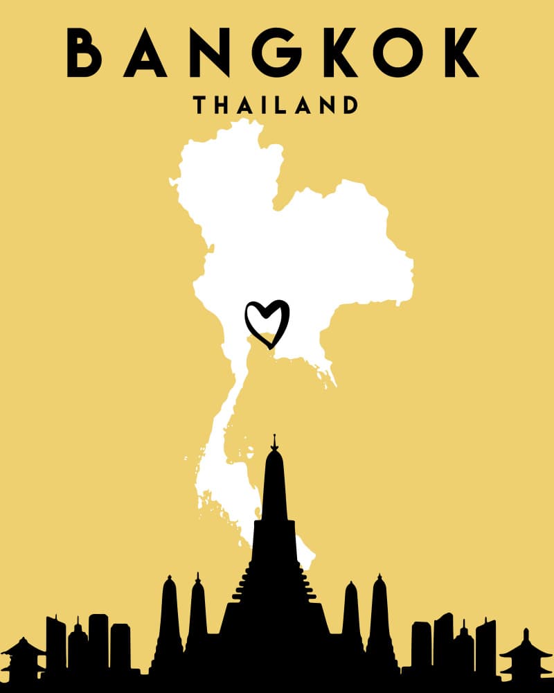 Bangkok Thailand Wat Arun by Emiliano Deificus — canvas wall art