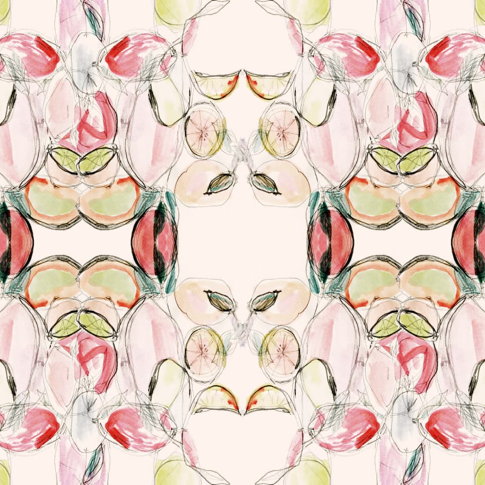 Fresh Watercolor Fruit by Gemma Bardot — canvas wall art