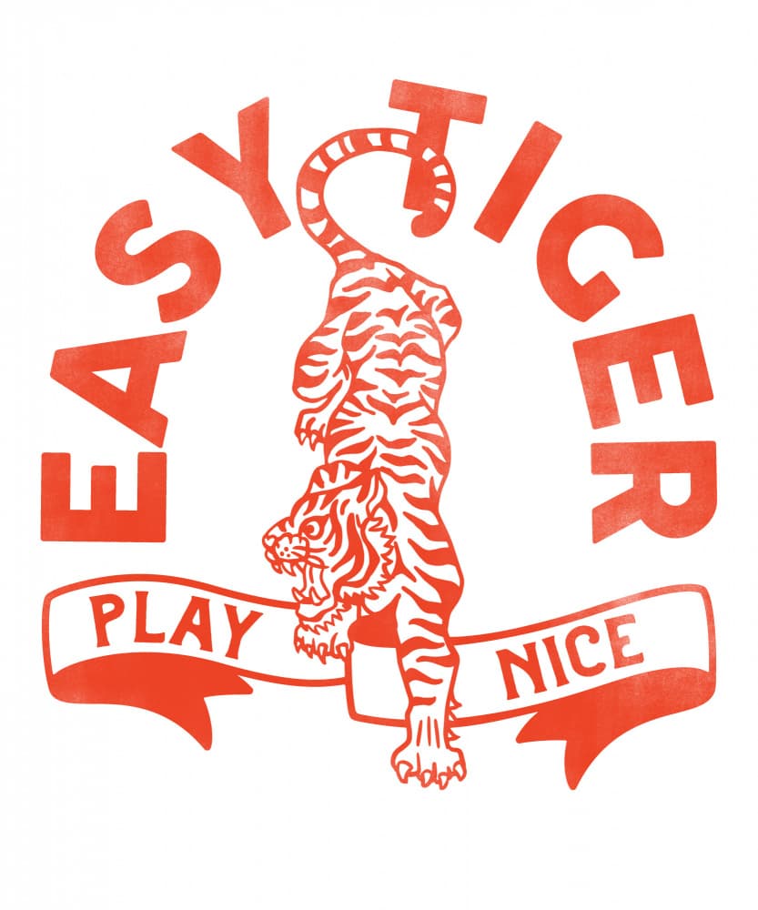 Easy Tiger, Play Nice by The Whiskey Ginger — canvas wall art