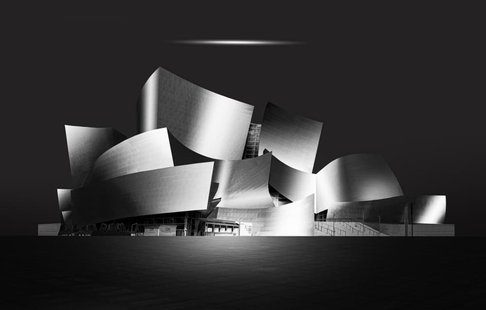 Modern Architectural Curves by Jack Ou — canvas wall art