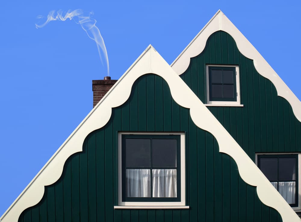 Dutch Gable Houses by Alida van Zaane — canvas wall art
