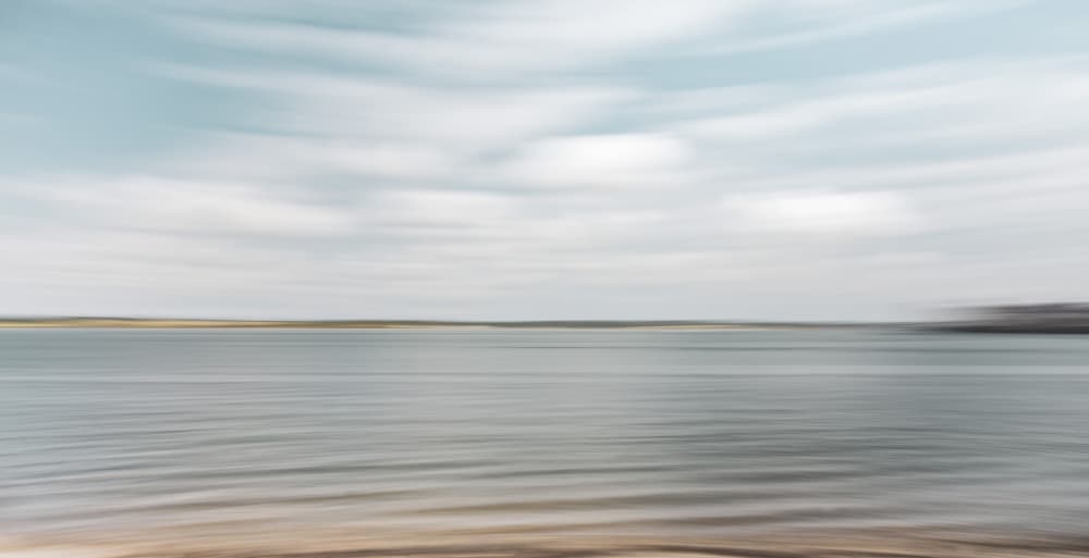 Serene Water Horizon by Christa Stroo — canvas wall art