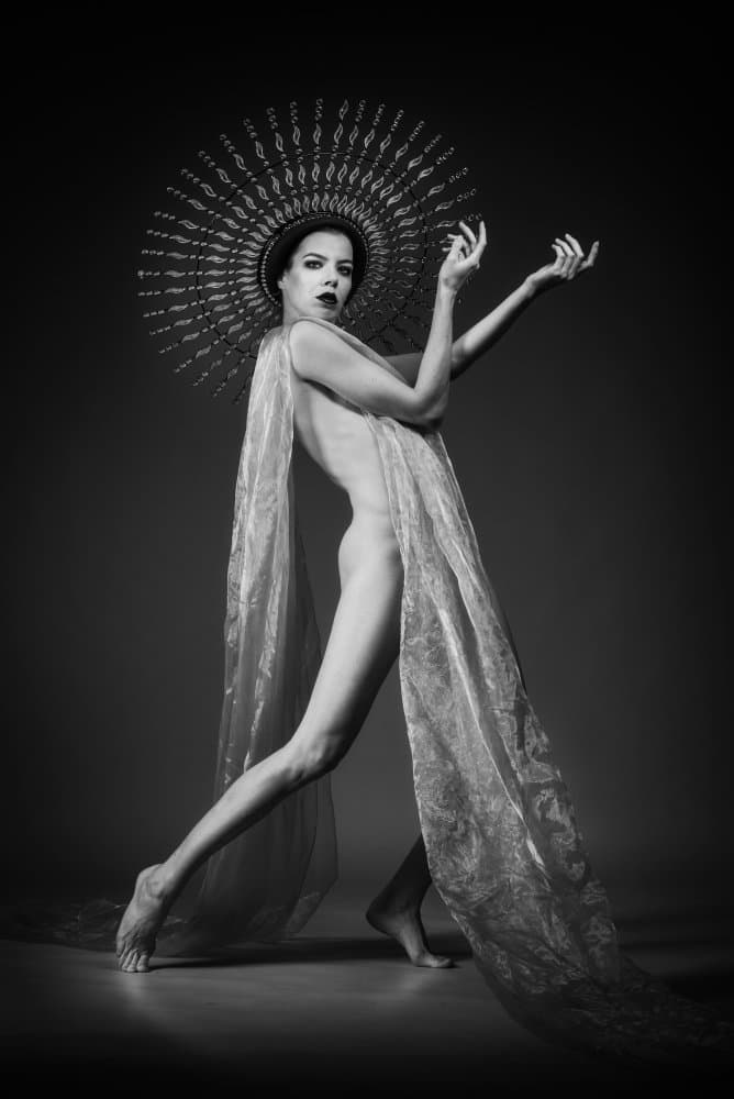 Graceful Halo Dancer by Axel K. Schoeps — canvas wall art