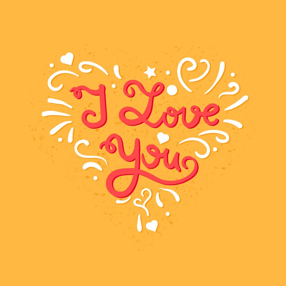 I Love You Heart by Marika Barsrsind — canvas wall art