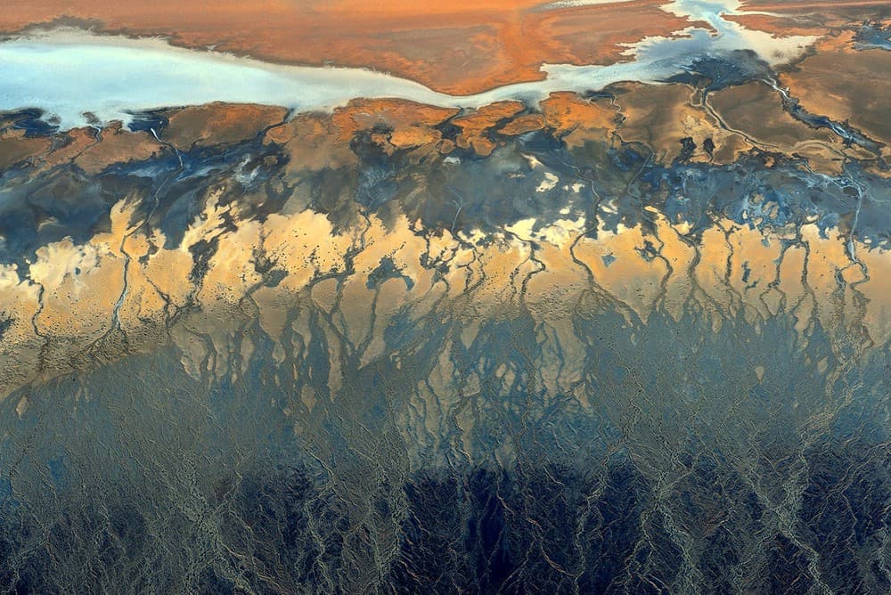 Desert River Patterns by Tanja Ghirardini — canvas wall art