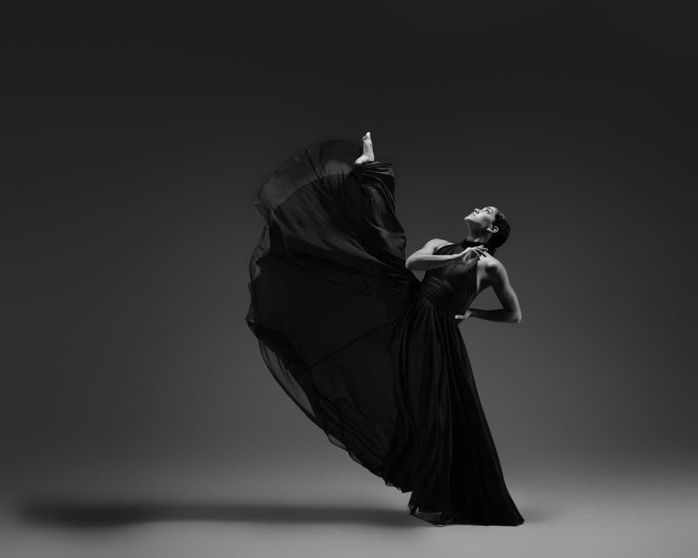 Graceful Dance Movement by Rob Li — canvas wall art