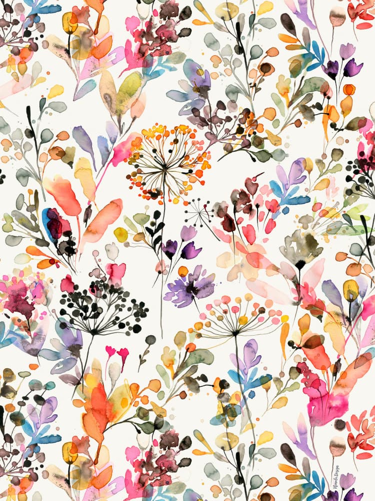 Watercolor Wild Grasses Collection I by Ninola Design — canvas wall art