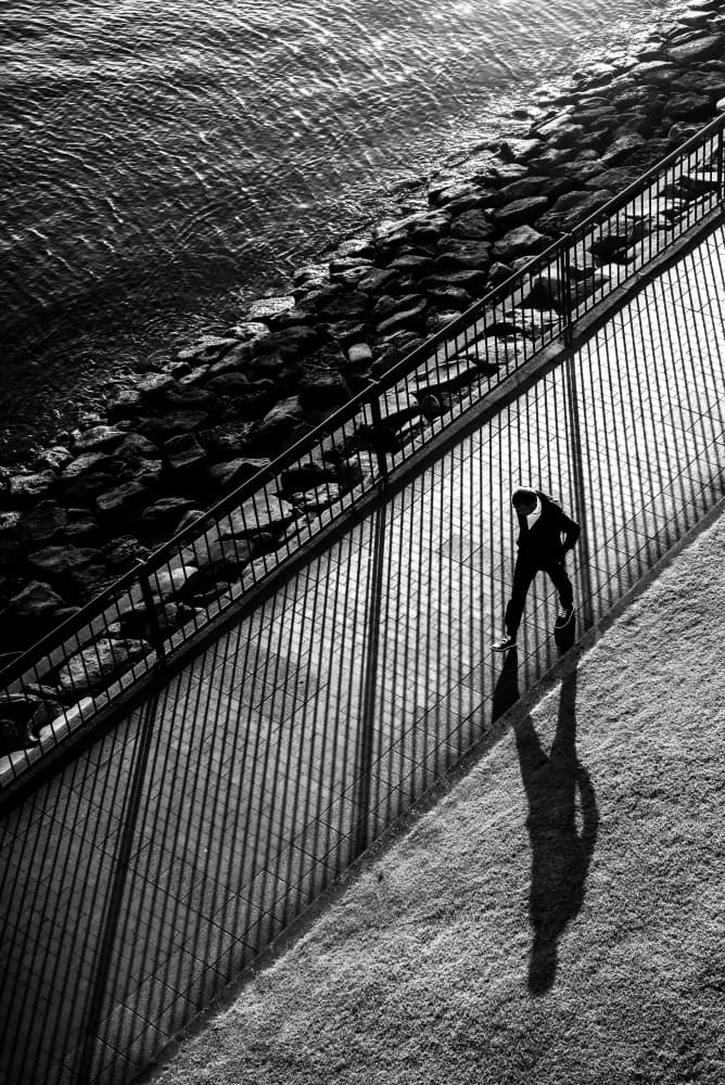 Long Shadow Walk by Kentaro Watanabe — canvas wall art