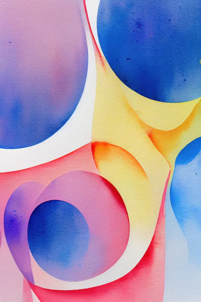 Nature Inspired Abstract Watercolor  (Day 40) by Mauro — canvas wall art