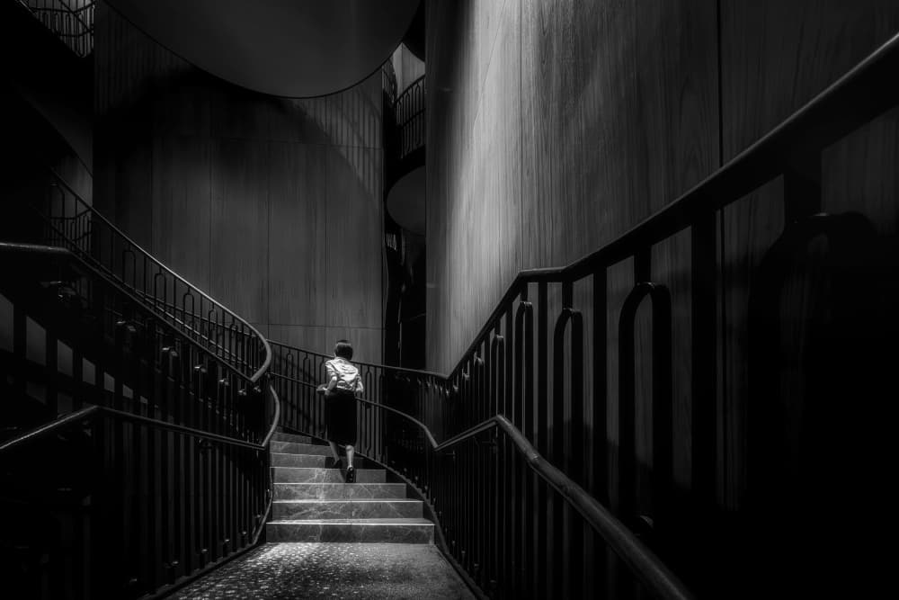 Architectural Ascent by Eiji Yamamoto — canvas wall art