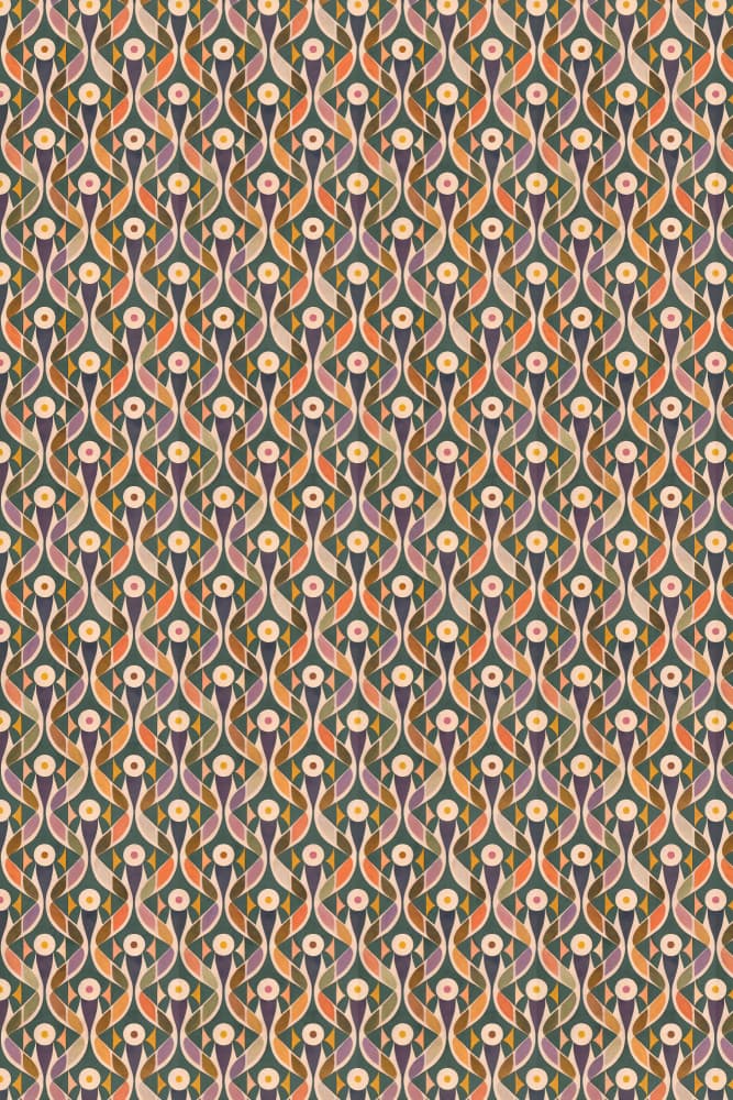 Geometric Bloom by Treechild — canvas wall art