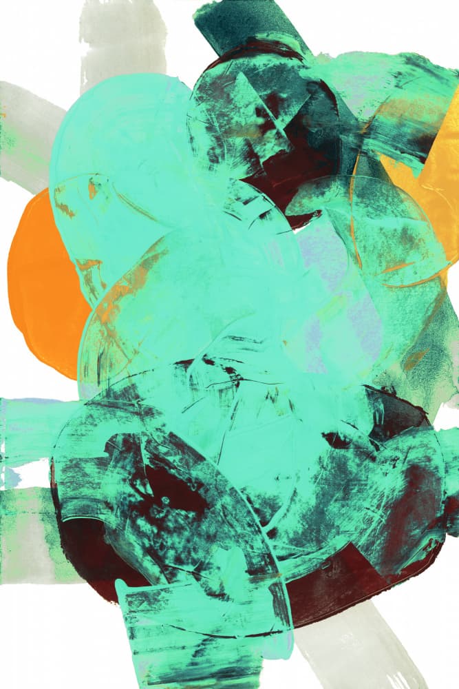 Dynamic Abstract Shapes by cartissi — canvas wall art