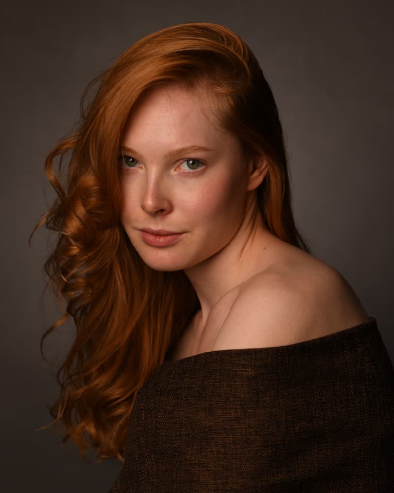 Natural Redhead Beauty by Yoram GIL — canvas wall art