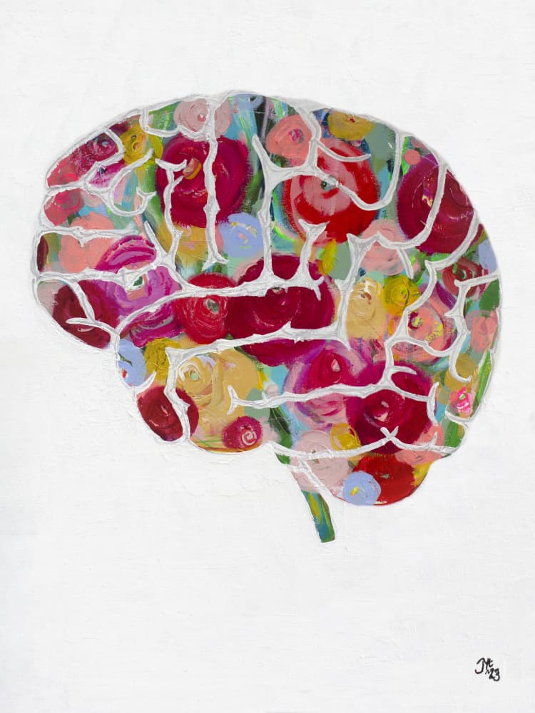 Blooming Mind by Tove Höglund — canvas wall art
