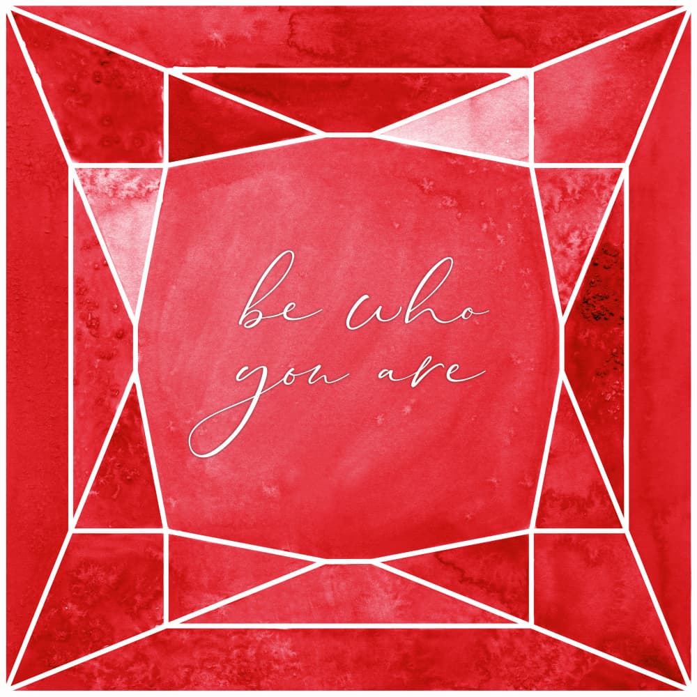 Ruby Red Inspiration by Rosana Laiz Blursbyai — canvas wall art