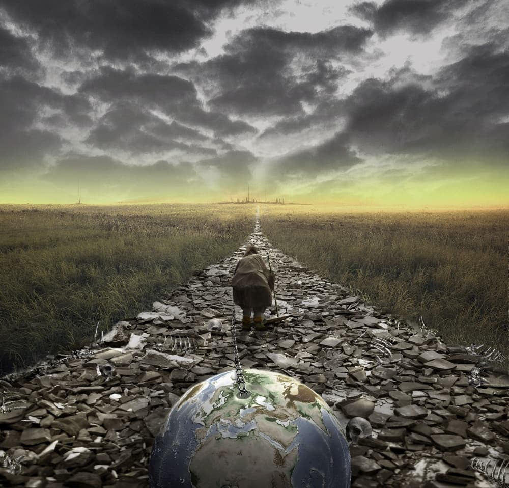 Burden of Earth by Ivan Valentino — canvas wall art