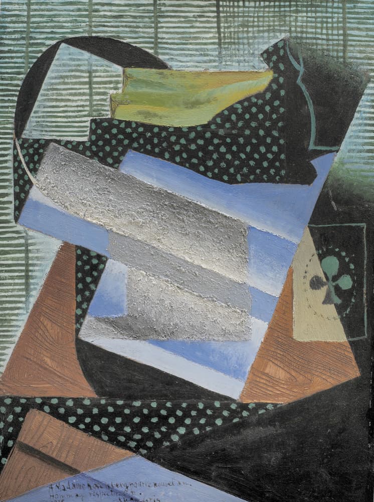 Juan Gris's Lineup (1916) by Juan Gris — canvas wall art
