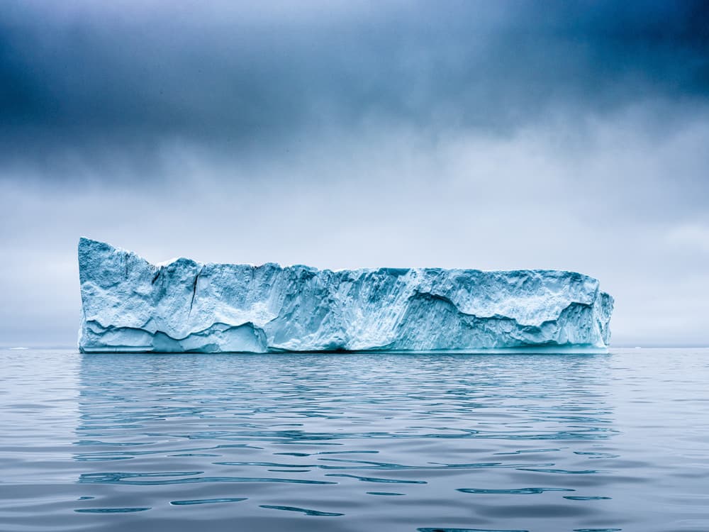 Majestic Blue Iceberg by Robert Bolton — canvas wall art