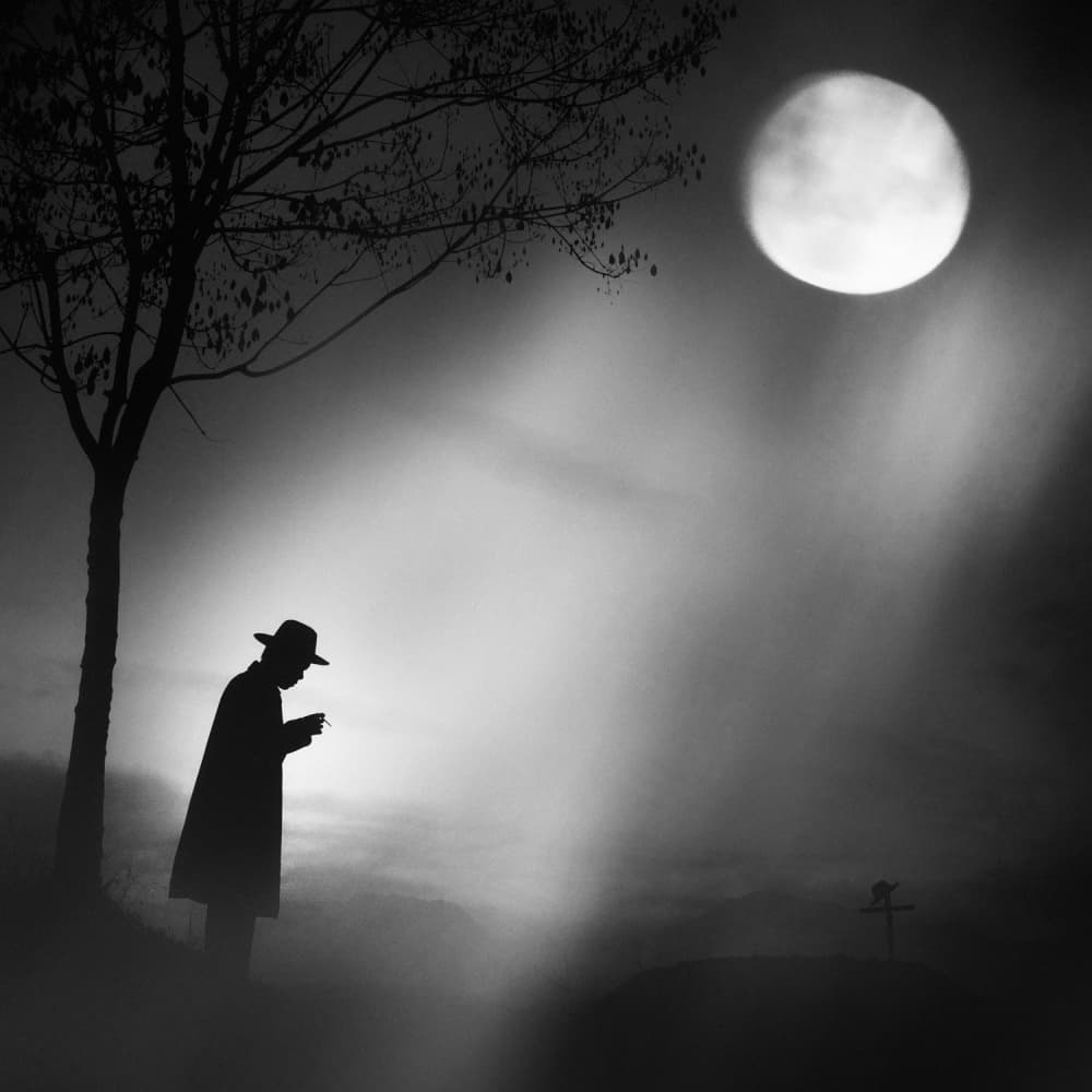 Moonlit Solitude by Jay Satriani — canvas wall art
