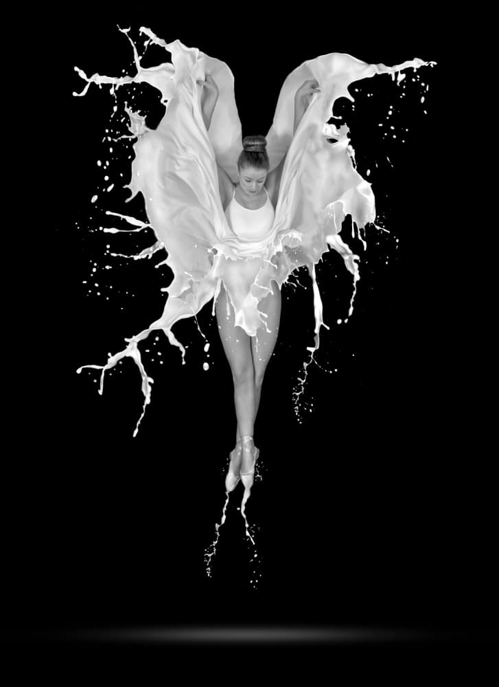 Ethereal Milk Dancer by Pauline Pentony MA ARPS DPAGB — canvas wall art