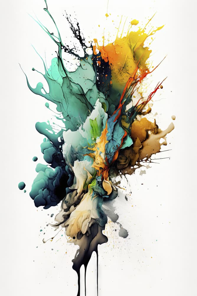 Vibrant Color Explosion by Mauro — canvas wall art