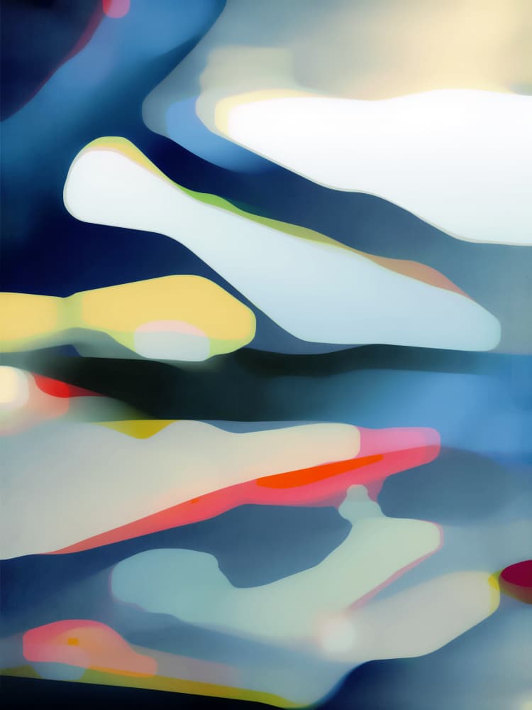 Fluid Abstract Glow by Angelo Cerantola — canvas wall art