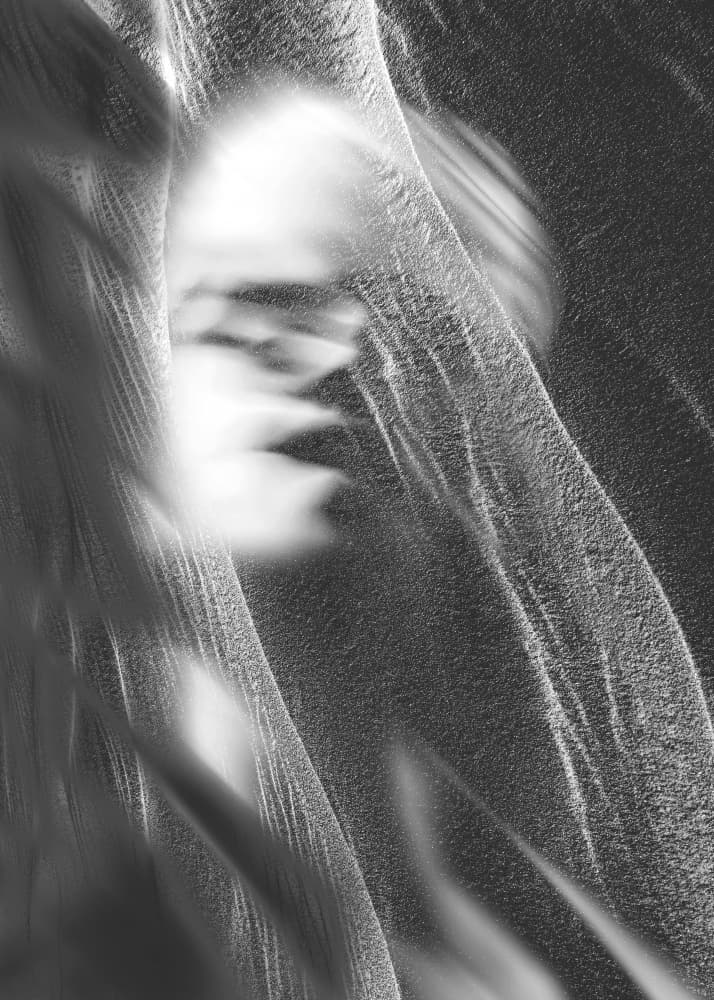 Mysterious Veiled Face by Hesham Ragab — canvas wall art