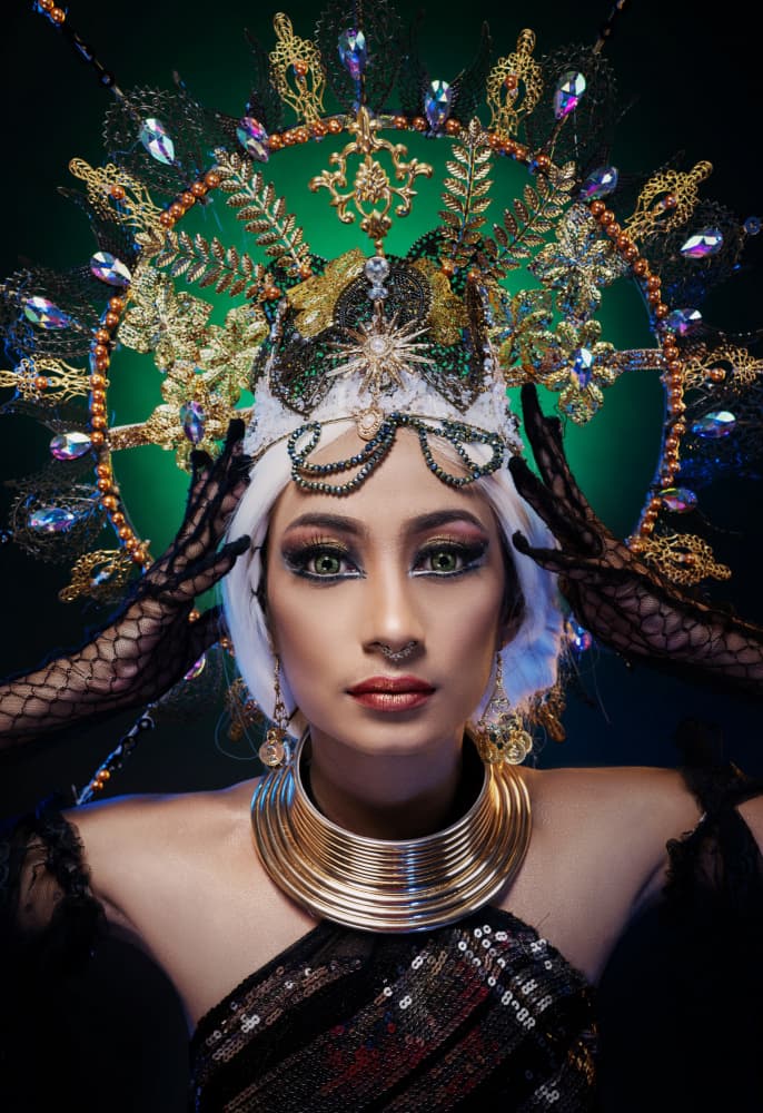 Regal Fantasy Queen by Rubby Adhisuria — canvas wall art