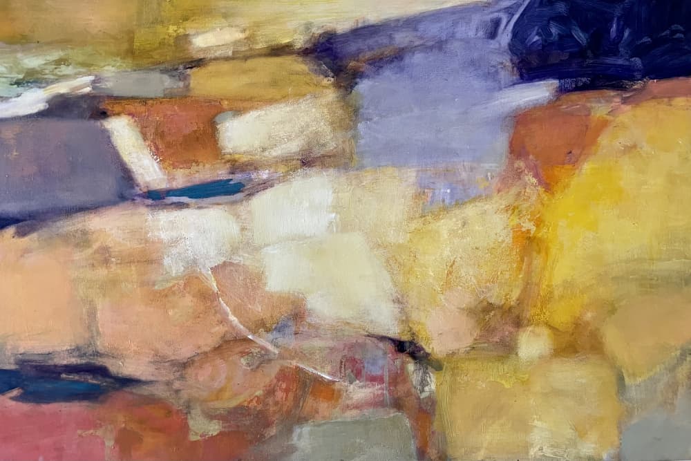 Vibrant Abstract Fields by Julia Purinton — canvas wall art
