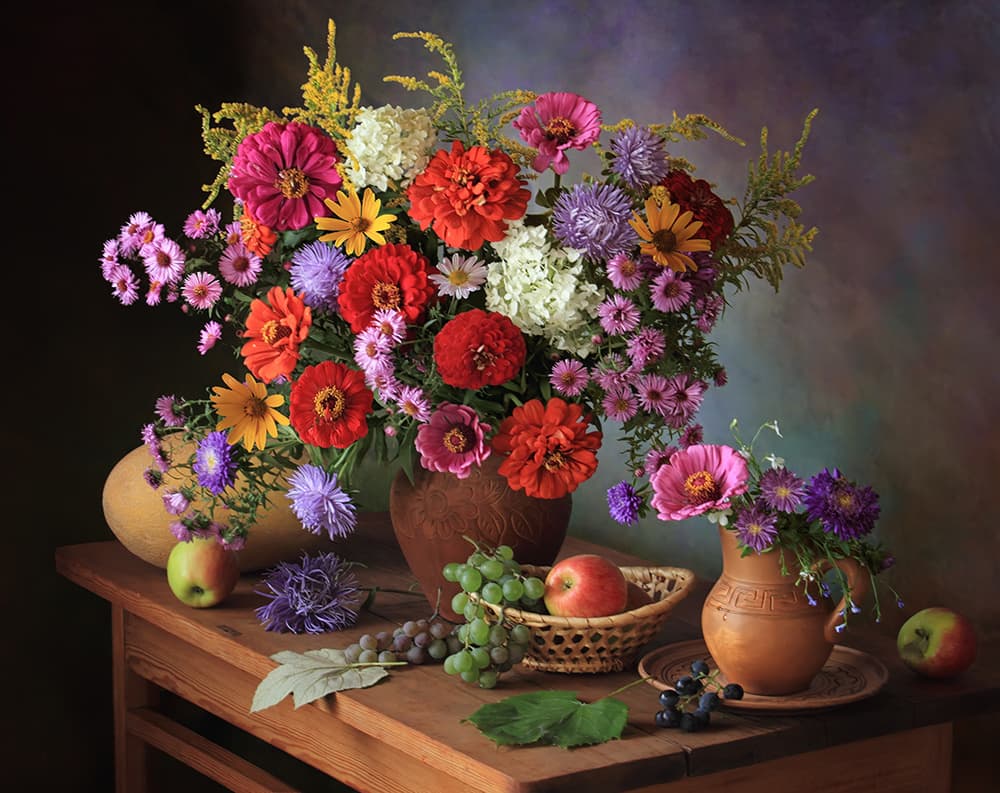 Vibrant Autumn Harvest by Tatyana Skorokhod — canvas wall art