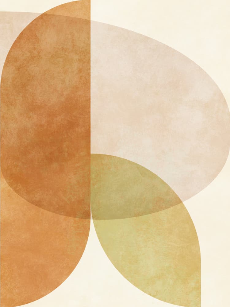 Aqua Shapes4 Kopie by Ana Rut Bre — canvas wall art