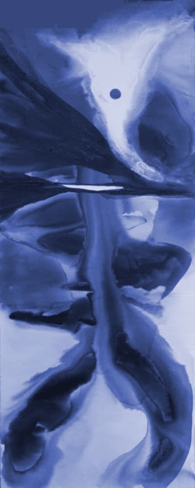Moonlit Fluid Dream by RodMacIver — canvas wall art