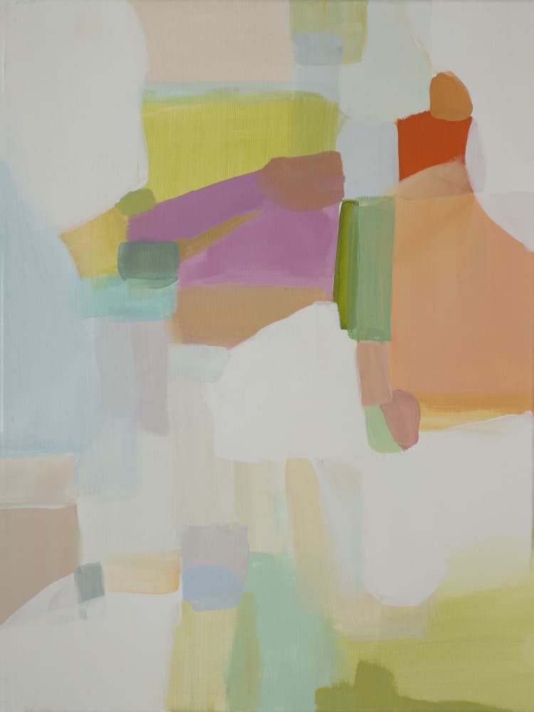 Pastel Abstract 2 by Jenny Westenhofer — canvas wall art