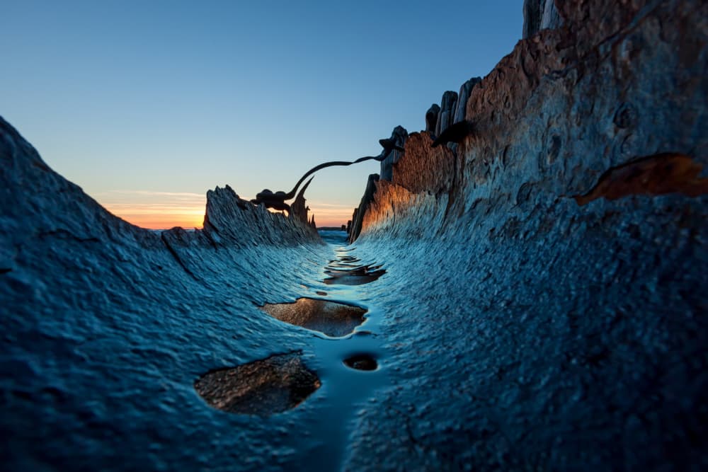 Golden Hour Waterway by Dmitry Kulagin — canvas wall art